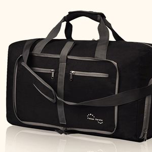 Felipe Varela 65L Duffle Bag with Shoes Compartment and Adjustable Strap,Foldabl